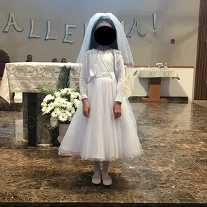 Joan Calabrese Communion Dress w accessories